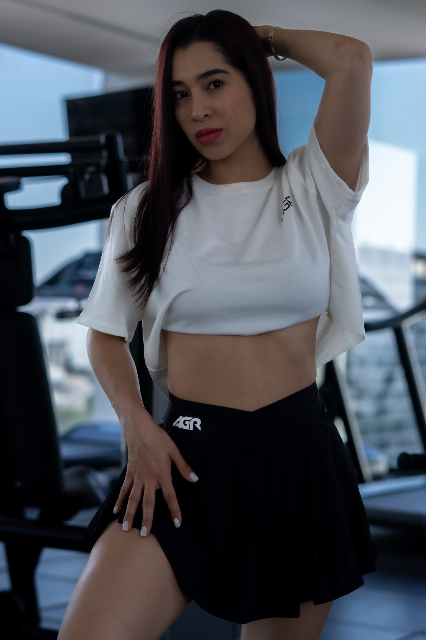 Santini Tenis Skirt Black