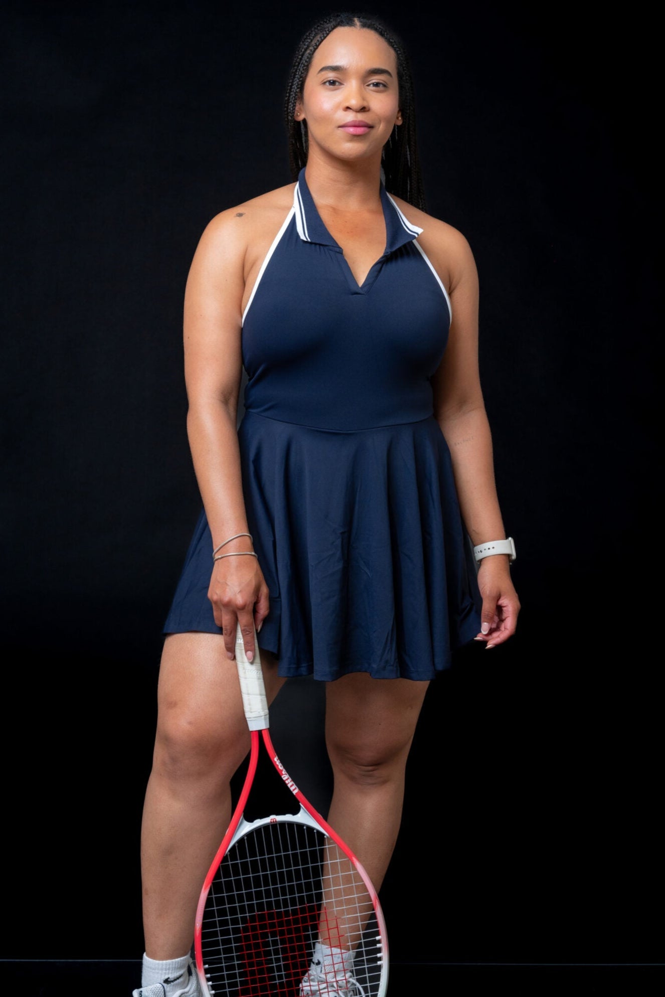 Santini Jumpsuite Tennis Skirt Blue