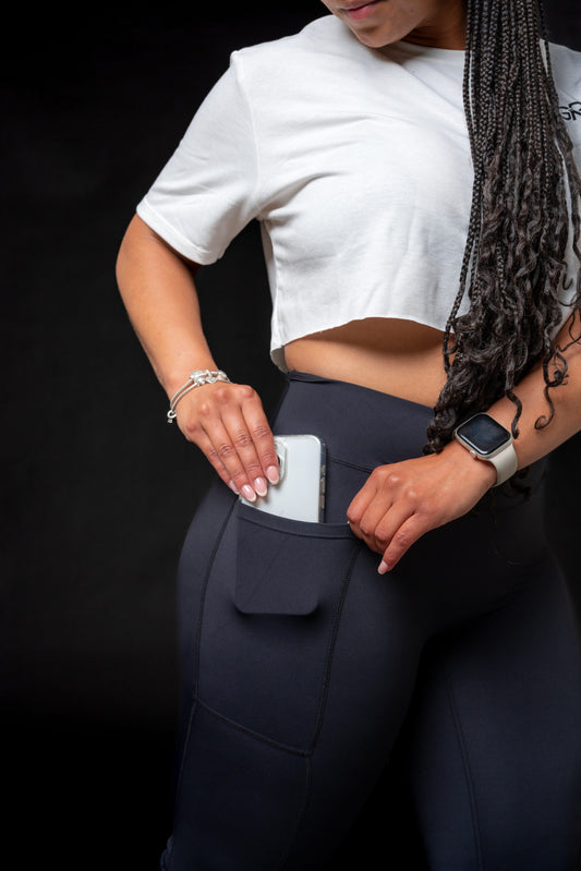 Aris Flare Black Legging
