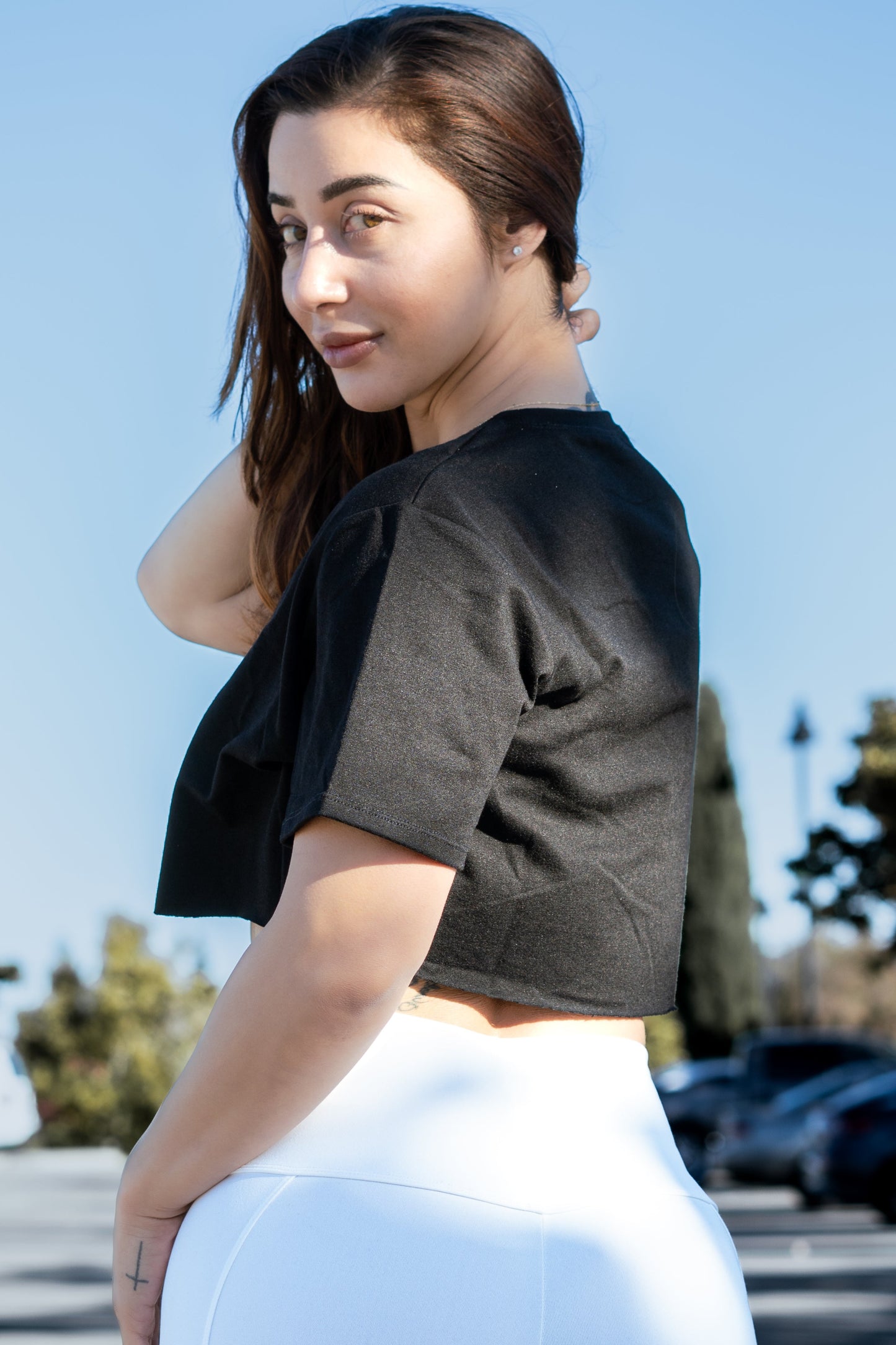 SportWhite Top Luxury black