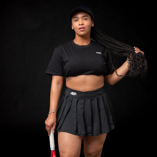 Santini Tenis Skirt Black